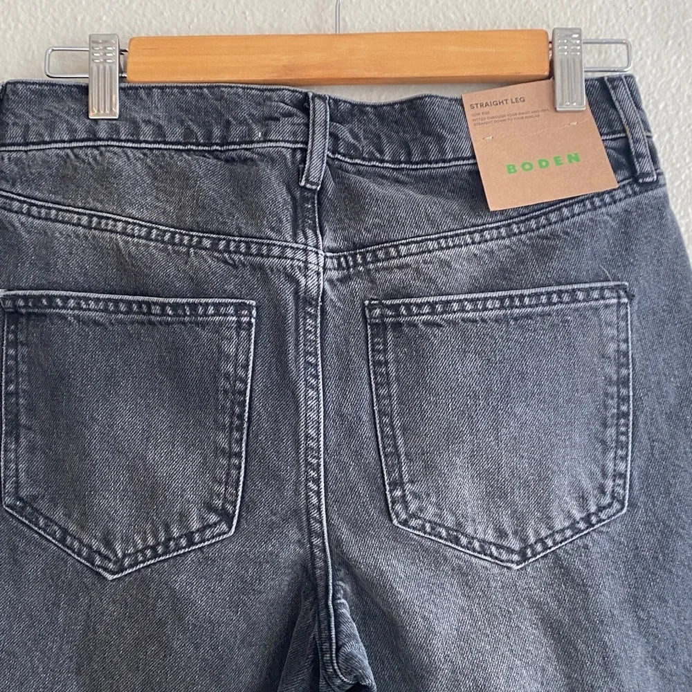 Boden Black Straight Leg Women's Pants - Picture 7 of 9